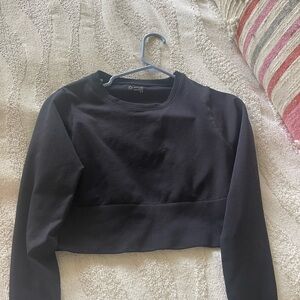 Offline by aerie long-sleeve cropped workout top